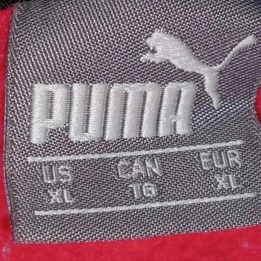 Puma Pullover Hoodie Women's Casual  Outwear Logo  Pink Cropped  XL Top - Picture 9 of 10